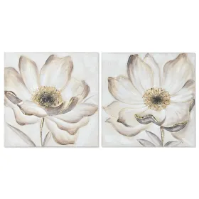 Drobė Home ESPRIT Drobė Medžio MDF 60 x 3 x 60 cm