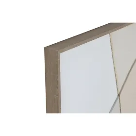 Paveikslas Home ESPRIT Ruda Rusvai gelsva Žgutas polistirenas Abstraktus Miesto 82 x 3,8 x 102 cm (2 vnt.)