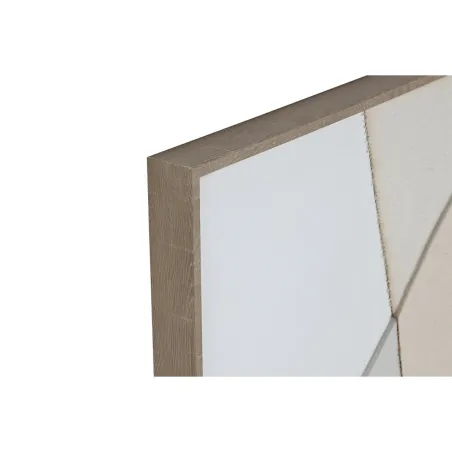 Maal Home ESPRIT Pruun Beež Džuut polüstüreen Abstraktne Linna 82 x 3,8 x 102 cm (2 Ühikut)