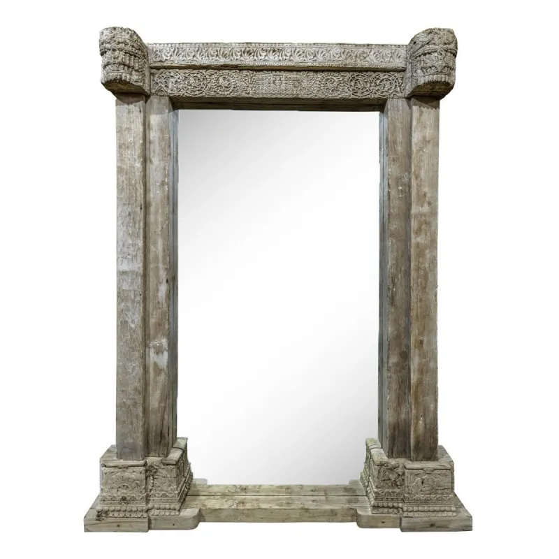 Sieninis veidrodis Home ESPRIT Natūralus 150 x 18 x 210 cm