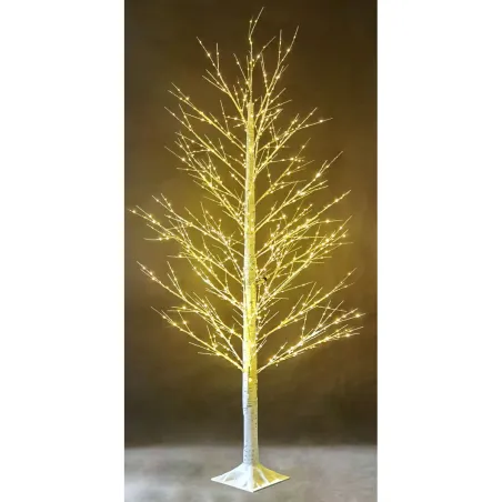 Новогодняя ёлка Home ESPRIT Белый Металл 22 x 22 x 180 cm
