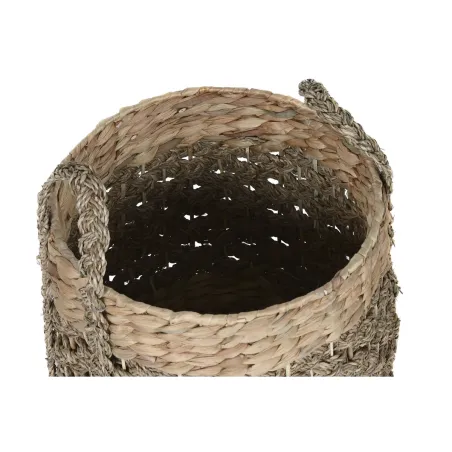 Dekoratīvais Grozs Home ESPRIT Dabisks Tropiskais 35 x 35 x 45 cm (2 Daudzums)