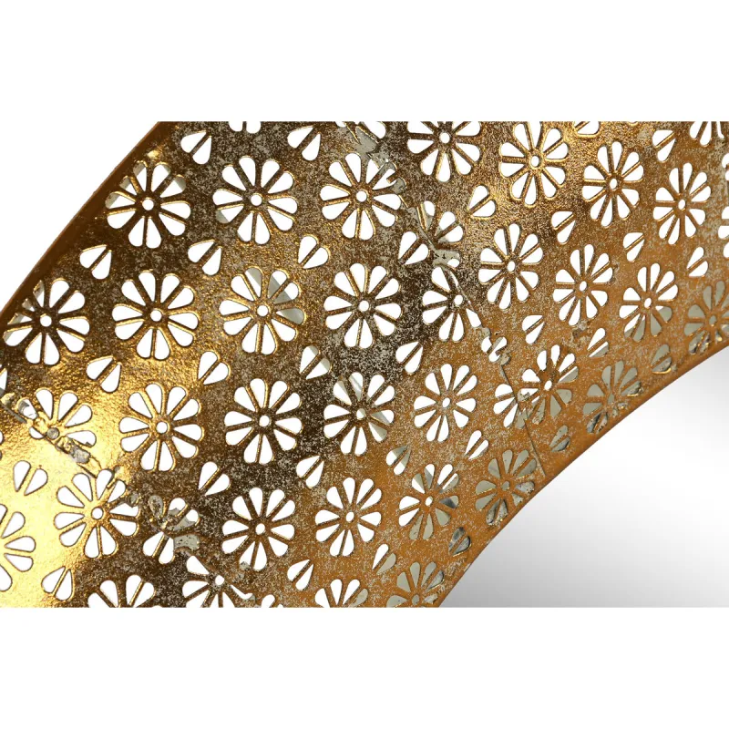 Sieninis veidrodis Home ESPRIT Auksinis Arabas 76 x 4,5 x 76 cm