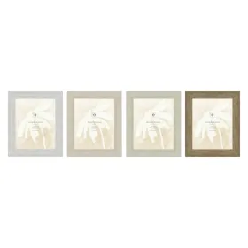 Фото рамка Home ESPRIT Белый Бежевый Стеклянный полистирол Мрамор Скандинавский 26 x 2 x 31 cm (4 штук)
