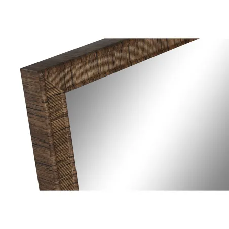 Vapaasti seisova peili Home ESPRIT Ruskea Beige Harmaa Luonnollinen Kristalli polystyreeni 45 X 40 X 166 cm (4 osaa)