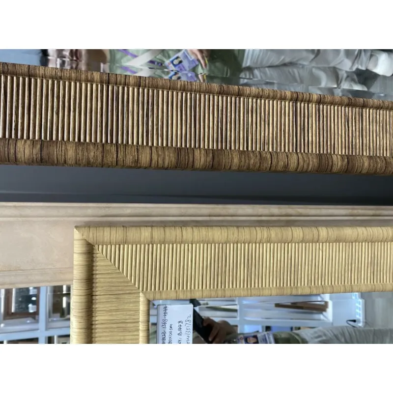 Seinapeegel Home ESPRIT Beež Naturaalne Scandi 60 x 2 x 90 cm (4 Ühikut)