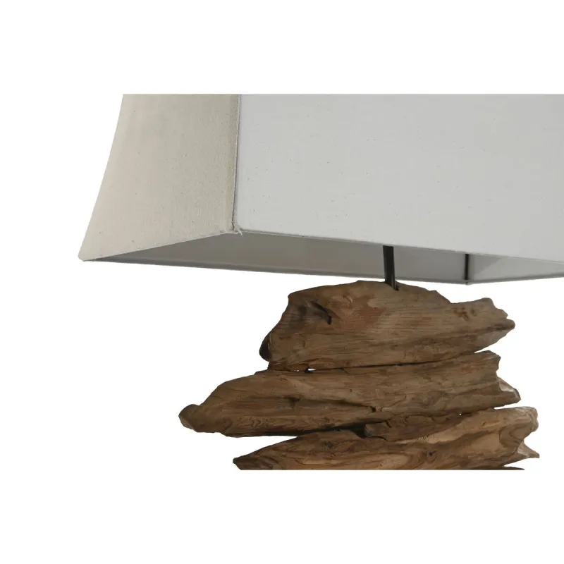 Настольная лампа Home ESPRIT Железо древесина тика 50 X 22 X 80 cm