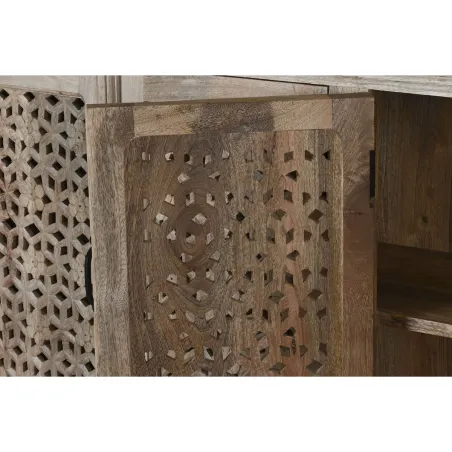 Puhvetkapp Home ESPRIT Naturaalne Mangopuit 185 X 40 X 100 cm