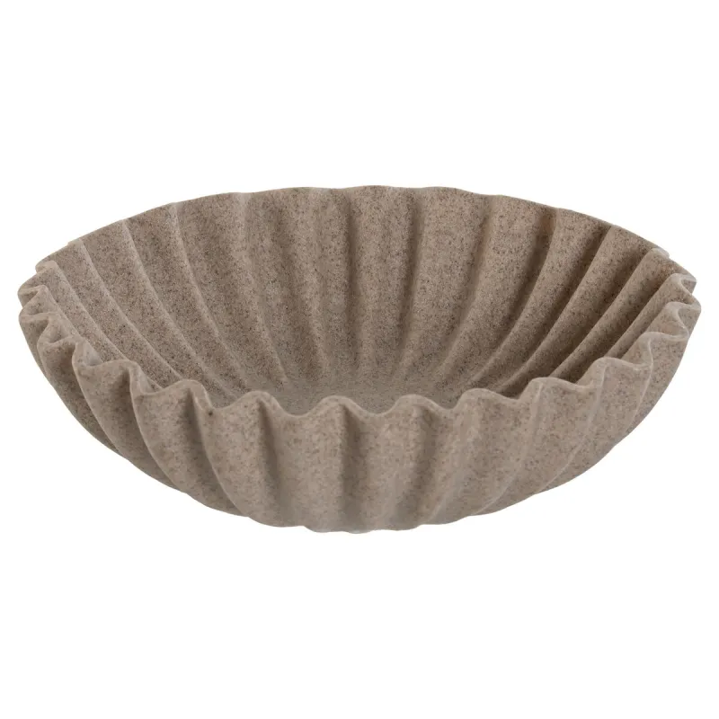 Galda rotājums Home ESPRIT Bēšs Sveķi 28 x 28 x 8,5 cm