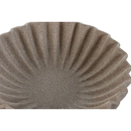 Galda rotājums Home ESPRIT Bēšs Sveķi 28 x 28 x 8,5 cm