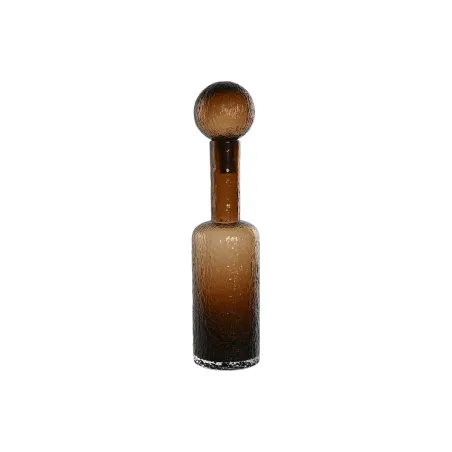 Vaza Home ESPRIT Ruda Stiklas Šiuolaikiškas 12,5 X 12,5 X 50,5 cm
