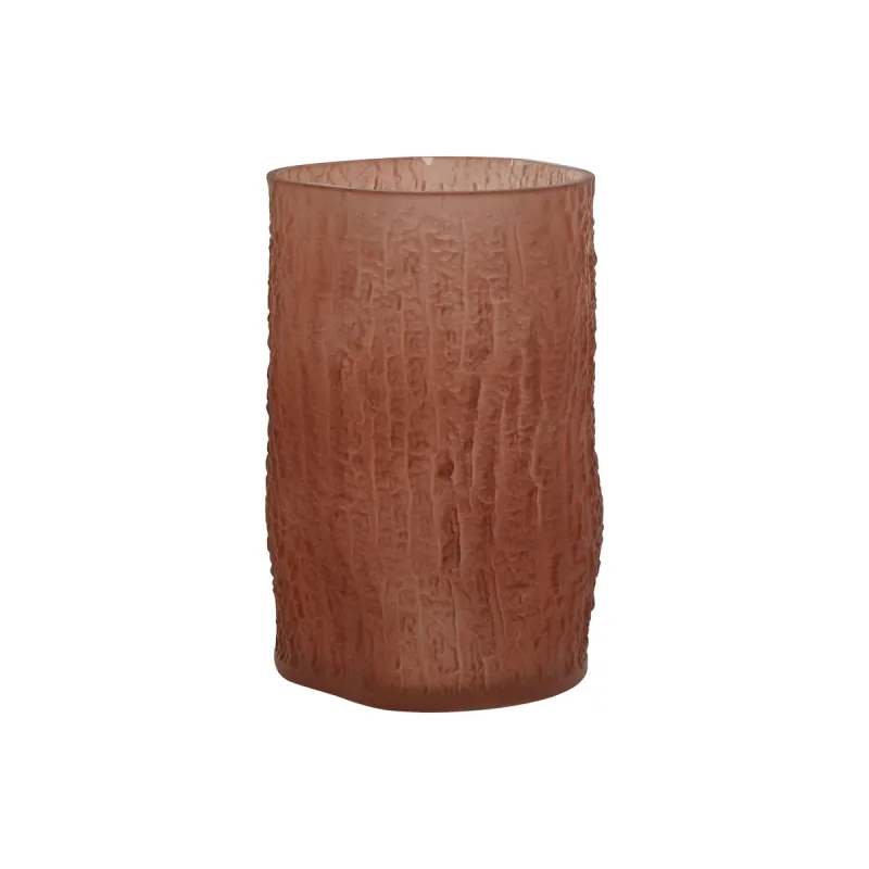 Vāze Home ESPRIT Terakota Stikls Moderns 14 x 14 x 21 cm