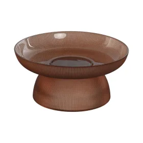 Galda rotājums Home ESPRIT Brūns Stikls 23,5 X 23,5 X 11 cm