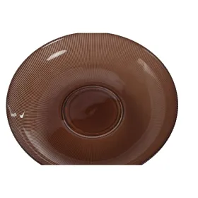 Galda rotājums Home ESPRIT Brūns Stikls 23,5 X 23,5 X 11 cm