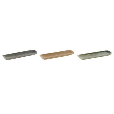 Eteeristen öljyjen poltin Home ESPRIT Kivitavara 5,8 x 1,5 x 21,8 cm (3 osaa)