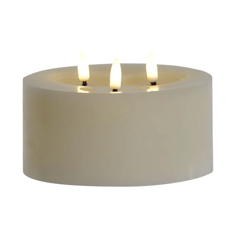 LED Küünal Home ESPRIT Beež 15 x 15 x 7 cm (AA)