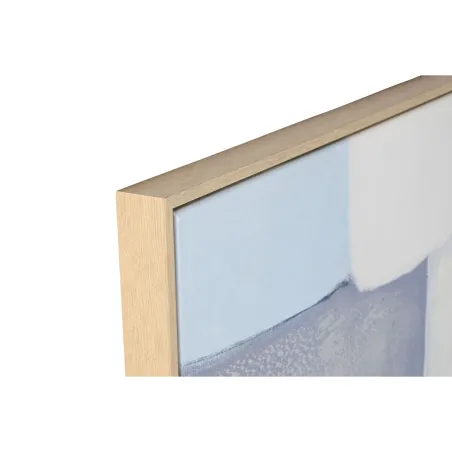 Drobė Home ESPRIT Mėlyna Balta Dangaus mėlynumo Abstraktus Miesto 100 x 4 x 140 cm (2 vnt.)