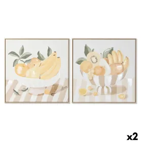 Drobė Home ESPRIT polistirenas Drobė 80 x 4 x 80 cm (2 vnt.)