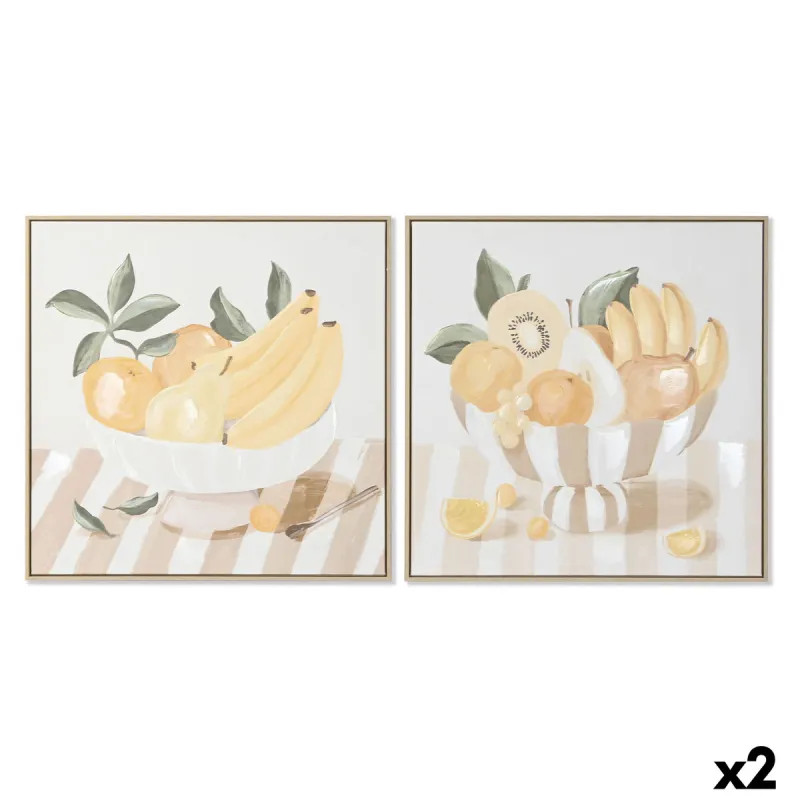 Kangas Home ESPRIT polystyreeni Kangas 80 x 4 x 80 cm (2 osaa)
