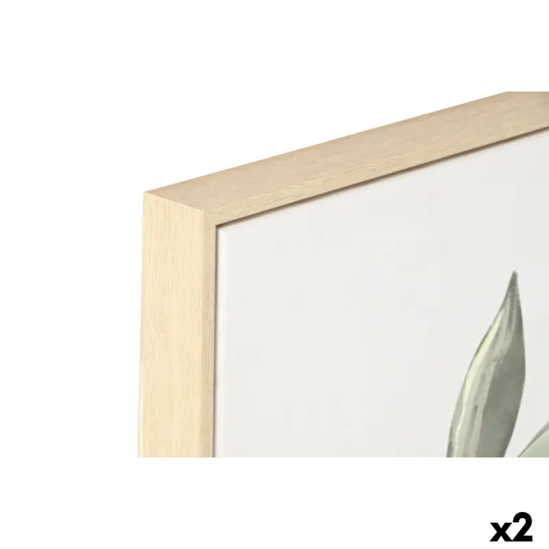Kangas Home ESPRIT polystyreeni Kangas 80 x 4 x 80 cm (2 osaa)