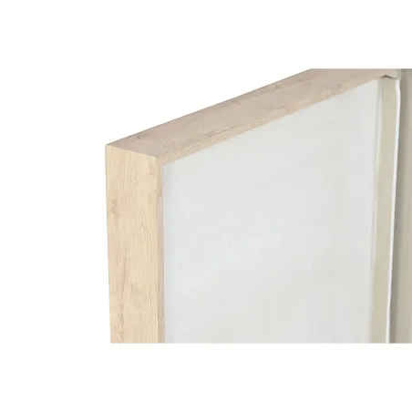 Drobė Home ESPRIT Balta Rusvai gelsva Abstraktus Miesto 92 x 4,5 x 92 cm (2 vnt.)