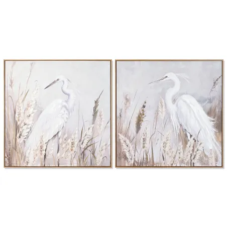 Drobė Home ESPRIT polistirenas Drobė 80 x 3,5 x 80 cm