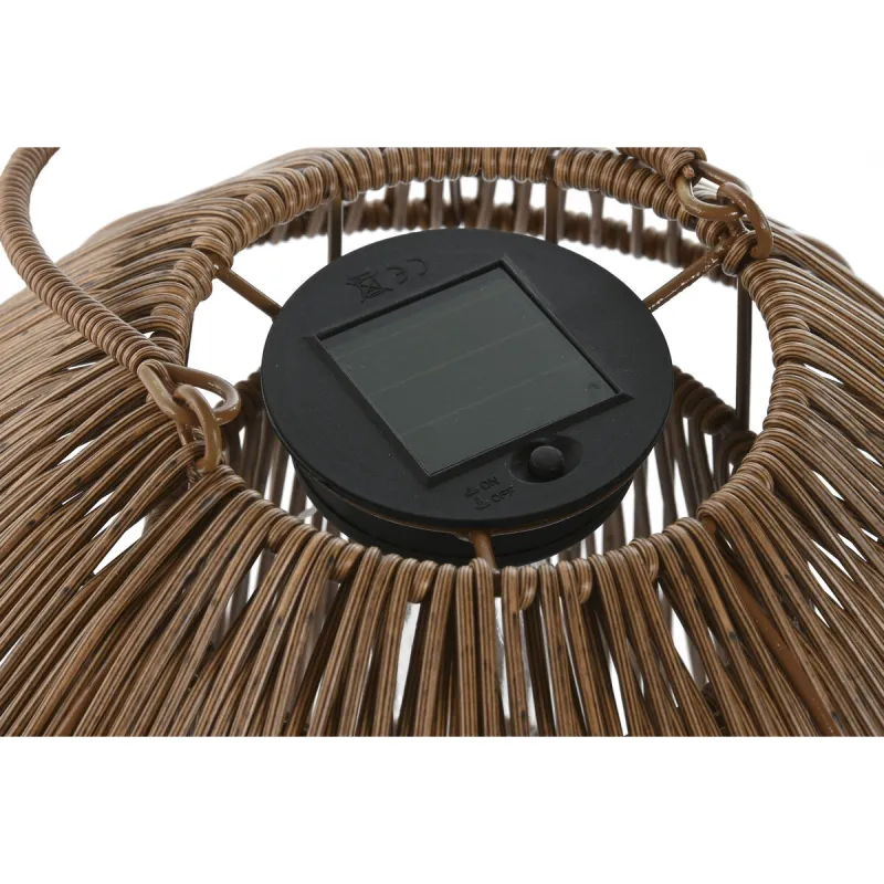 Soliariumo lempa Home ESPRIT Balta Ruda 31 x 31 x 30 cm (2 vnt.)
