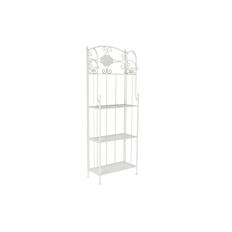 Plaukti Home ESPRIT Balts Metāls 4 Planken 61 x 29 x 163,5 cm