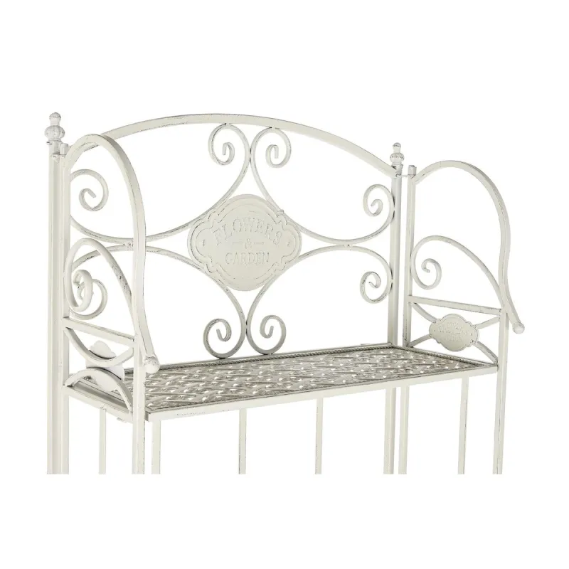 Plaukti Home ESPRIT Balts Metāls 4 Planken 61 x 29 x 163,5 cm