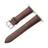 Crong Noble Band - Genuine Leather Strap for Apple Watch 38/40/41/42 mm (Espresso)