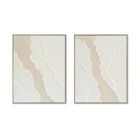 Полотно Home ESPRIT Белый Бежевый Скандинавский 62 x 4,5 x 82 cm (2 штук)
