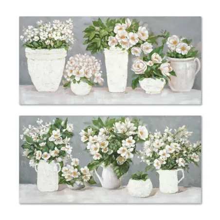 Drobė Home ESPRIT Drobė Medžio MDF 140 x 3 x 70 cm