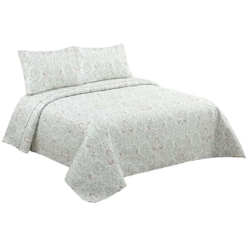 Gultas pārklājs (sega) DKD Home Decor Balts Gulta 135/150 240 x 260 x 1 cm