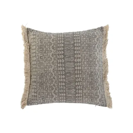 Tyyny Home ESPRIT Harmaa Luonnollinen Boho 45 x 8 x 45 cm