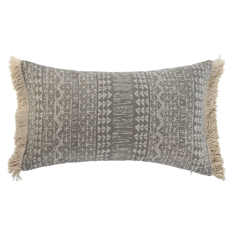 Pagalvėlė Home ESPRIT Pilka Natūralus Boho 50 x 8 x 30 cm