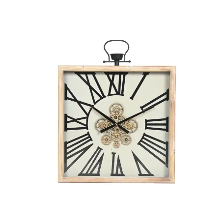 Настенное часы Home ESPRIT Белый Натуральный Металл древесина сосны 60 x 8,5 x 73 cm