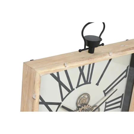 Настенное часы Home ESPRIT Белый Натуральный Металл древесина сосны 60 x 8,5 x 73 cm