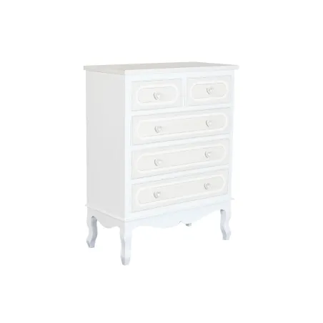 Lipasto Home ESPRIT Valkoinen Beige Romanttinen 80 x 42 x 105 cm