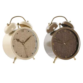 Stalinis laikrodis Home ESPRIT Ruskea Beige (2 osaa)