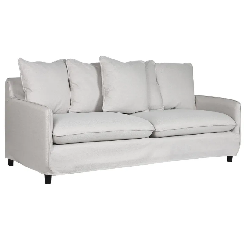 Sofa Home ESPRIT Rusvai gelsva Šiuolaikiškas 196 x 85 x 90 cm