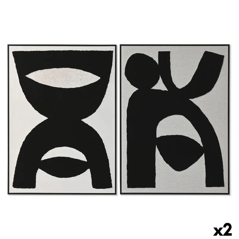 Paveikslas Home ESPRIT Medžio Drobė 103 x 4,3 x 143 cm 102,6 x 4,3 x 142,6 cm (2 vnt.)