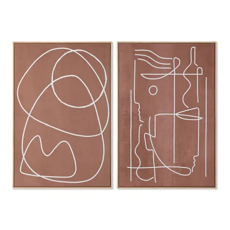 Glezna Home ESPRIT Koks Canvas 82,6 x 4,3 x 122,6 cm 83 x 4,3 x 123 cm (2 gb.)