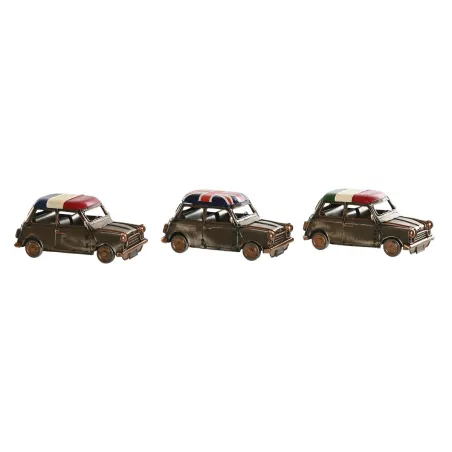Dekoratīvās figūriņas Home ESPRIT Bronza Sudrabains Automobilis Vintage 17 x 9 x 8 cm (3 gb.)