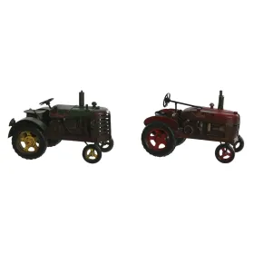 Dekoratīvās figūriņas Home ESPRIT Sarkans Zaļš Vintage 17 x 10 x 11 cm (2 gb.)