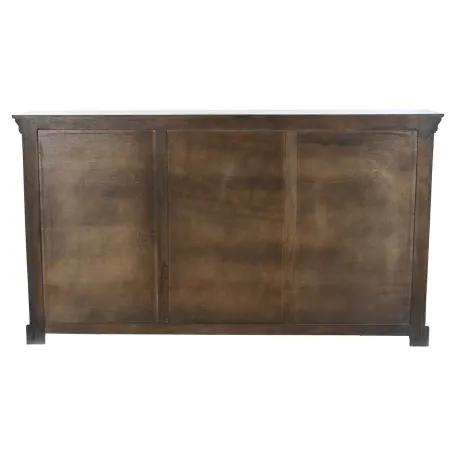 Bufete Home ESPRIT Balts Stikls Mango koks 180 x 40 x 100 cm