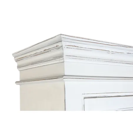 Rhythm stendas Home ESPRIT Balta Stiklas Mango mediena 170 x 45 x 200 cm
