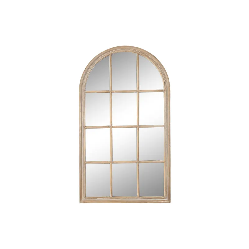 Настенное зеркало Home ESPRIT Натуральный Окно Маринованный 80 x 4 x 140 cm