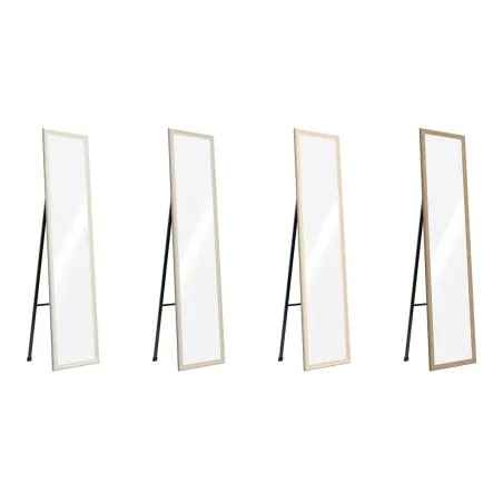 Riietumispeegel Home ESPRIT Pruun Beež Hall Kristall polüstüreen 35,5 x 40 x 156 cm (4 Ühikut)