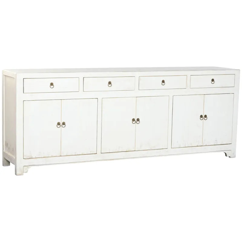 Устройство Home ESPRIT Белый Древесина вяза 220 x 42 x 85 cm