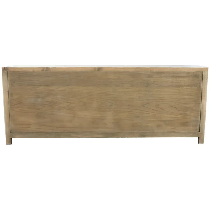 Bufete Home ESPRIT Balts Gobas koks 220 x 42 x 85 cm